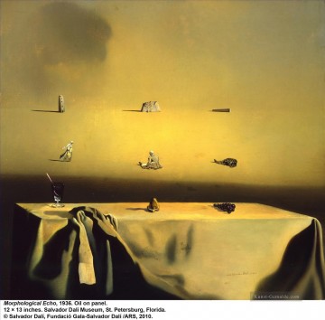 Salvador Dali Werke - Morphologisches Echo 1936 Kubismus Dada Surrealismus Salvador Dali
